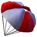 The parachute powerup's icon