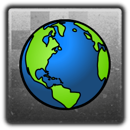 A globe icon from SuperTuxKart's menu